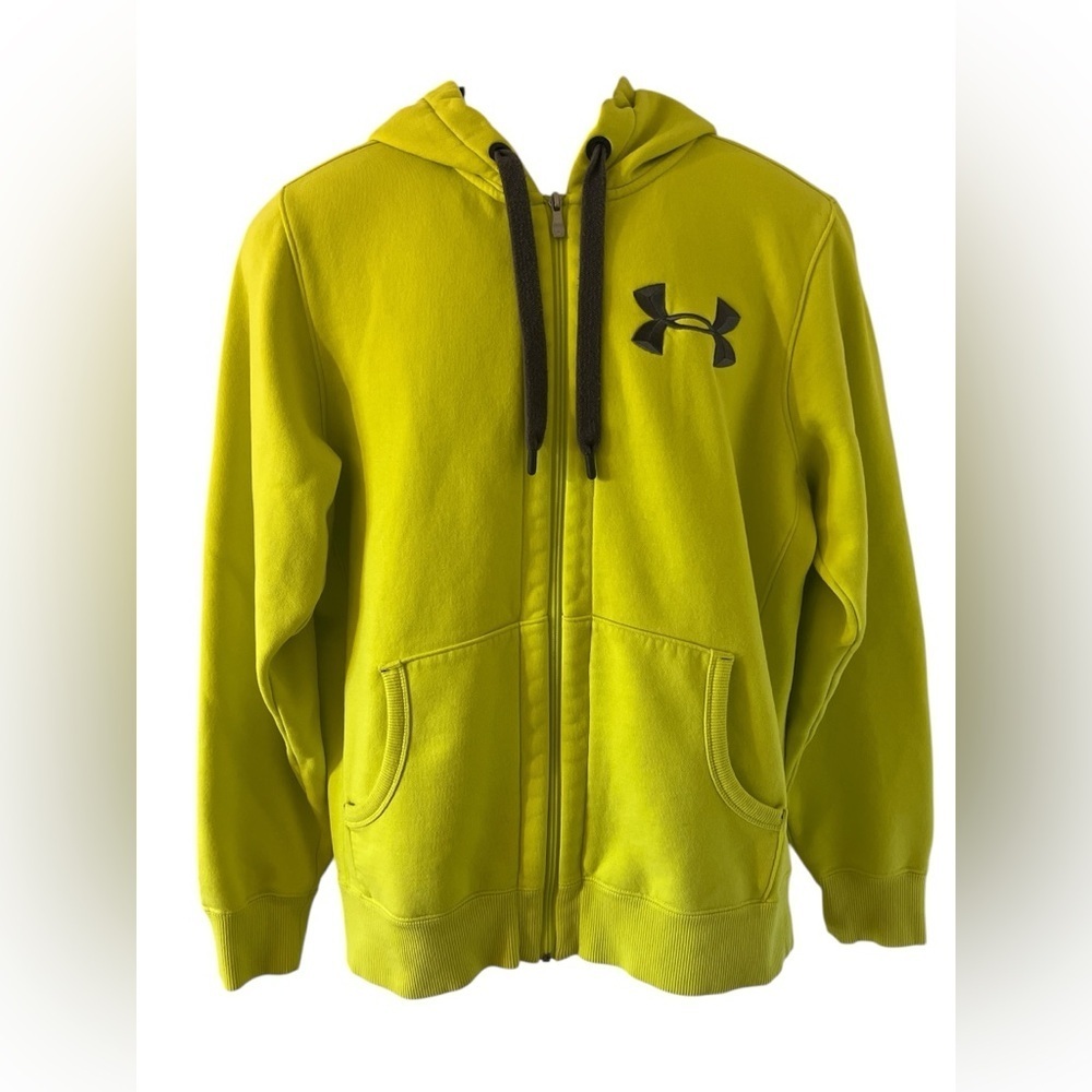 Under Armour Men’s Lima Yellow Hoodie. Sz/M